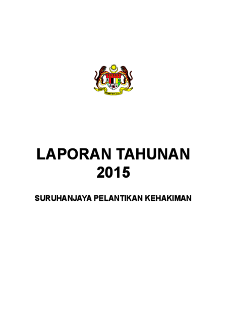 Laporan Tahunan 2015