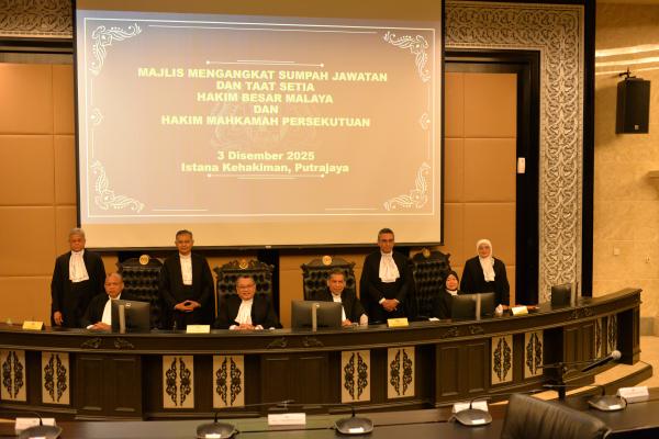 Pelantikan Hakim Besar Mahkamah Tinggi di Malaya dan Hakim Mahkamah Persekutuan